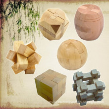 Mini rompecabezas de madera chino
